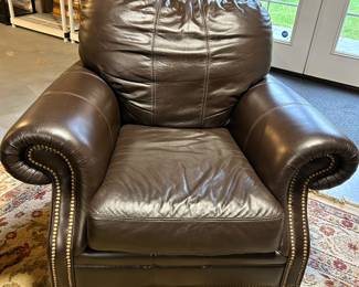 Ethan Allen leather chair