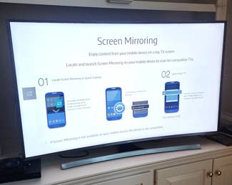 Samsung curved tv 55" RHA