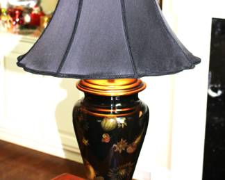fantastic Bradburn Gallery lamp w black silk shade