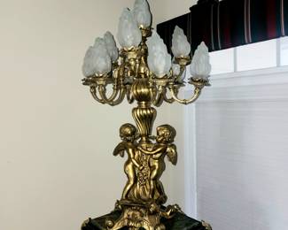 amazing cherub lamp RHB