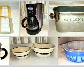 Pyrex,Tupperware,Mr. Coffee,etc etc. 