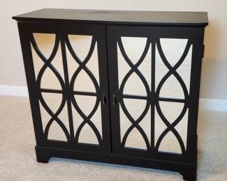 mirrored front cabinet RHB