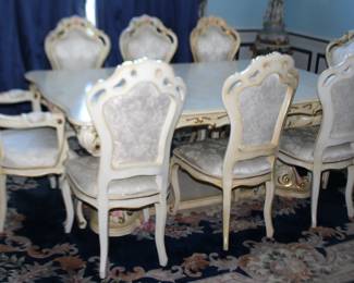 dining table w 8 chairs RHB