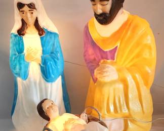 Empire blow mold nativity 37"   RHB