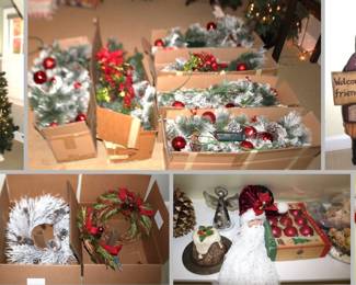 lots of Christmas decor 