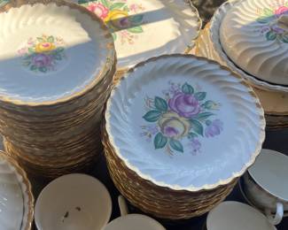 several full china sets