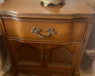 solid wood side table