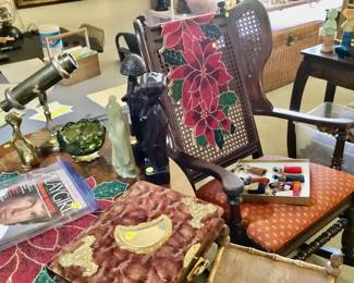 Antique rocking chair.