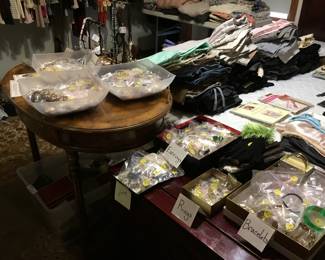 Lots of costume jewelry.