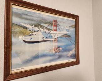 'The China Clipper' Framed Print 