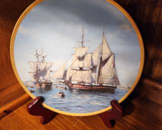Collectible Sailing Ship Plates