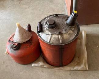 VINTAGE GAS CANS