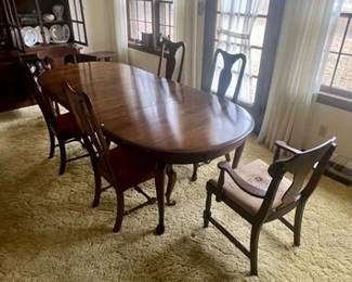 DINING TABLE AND CHAIRS