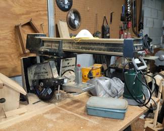 Power craft 10 inch radial arm saw