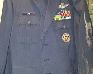 Airforce pilot uniforms etc all being sold together