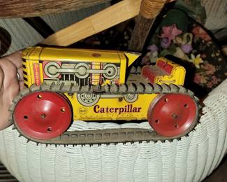 Marx tin Caterpillar wind up toy