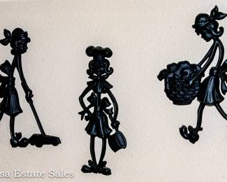 Vintage 1950s Wall Decor 