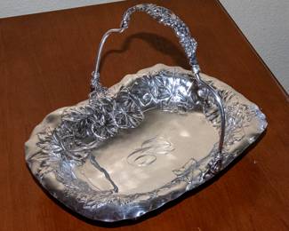 Victorian Quad Plate Bride Basket