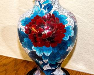 Cloisonne vase