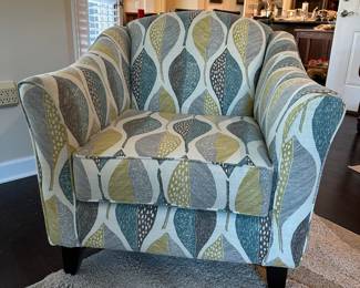A14 - $225 - Fusion Furniture Side Chair. Measures 33.5" wide x 33.5" deep x 33.5" tall. 