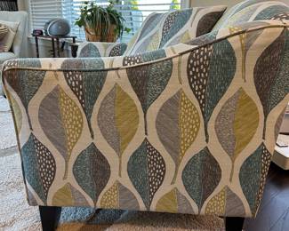 A14 - $225 - Fusion Furniture Side Chair. Measures 33.5" wide x 33.5" deep x 33.5" tall. 