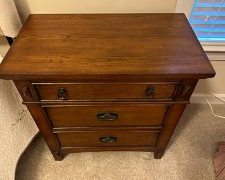 A23 - $85 EACH.  2 Available. Nightstand. Measures 28" wide x 16" deep x 30" tall. Both in excellent condition. 