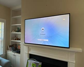 A18 - $125. 55" Samsung TV Smart TV 4K UHD.  (December 2017 manufacture) currently wall mounted - does NOT come with wall mount but I do have the stand. Model Samsung UN55MU6290F. Smart TV 4K UHD. 