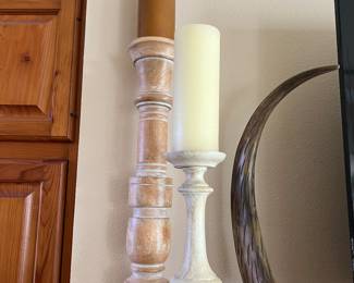 Wooden Candlesticks