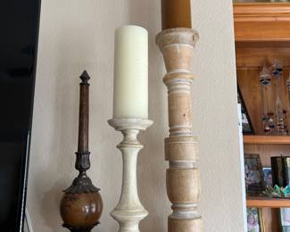 Wooden Candlesticks