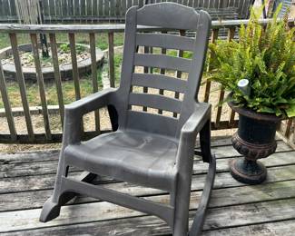 Heavy Duty Plastic Rocking Chair