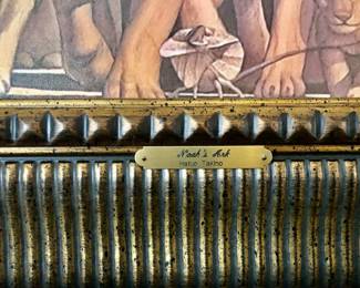 Noah's Ark close-up of frame detailing.