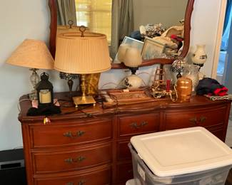 French Provencial dresser with mirror