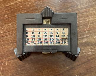 Vintage desk calendars