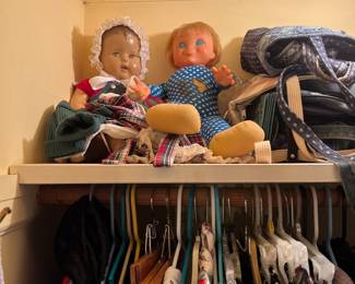 Part of the doll collection