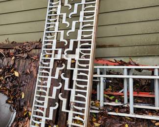 Cast aluminum window guard panel