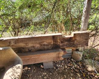 Wood barn beam 