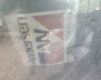 Andersen windows and doors. Not used 