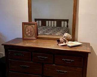 Vintage Wood Dresser