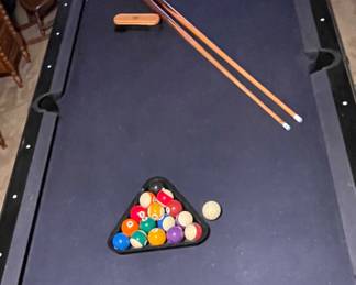 Pool Sticks, Vintage Pool Balls
