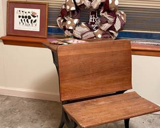 Antique School Desk-as is condition