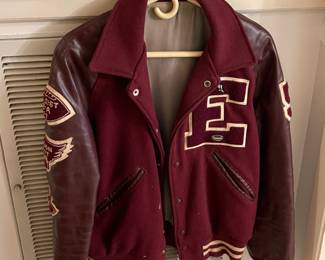 Vintage East Bernard Brahmas Letter Jacket