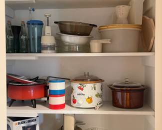 Crockpot, Coffee Maker, Baking Dishes, Small Appliances