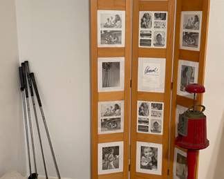 Room Divider to Hold Photo Memories