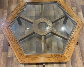 Wagon Wheel Coffee Table