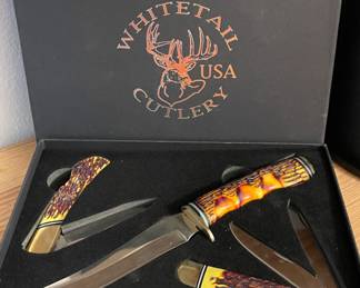 Whitetail Cutlery USA Knife Set