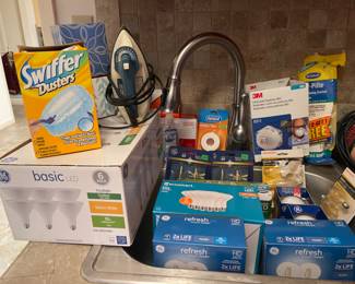 Light Bulbs & Cleaning Supplies