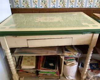 Vintage Farm Kitchen Table