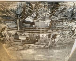 Detail of 3d Ken Pattern drawing