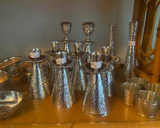 Hammered Banka tin from Indonesia