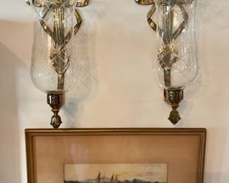 Brass Sconces and Sailboats